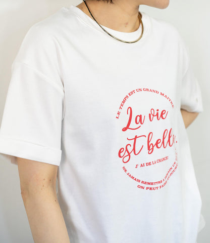 クールタッチLa vie est belleTシャツ