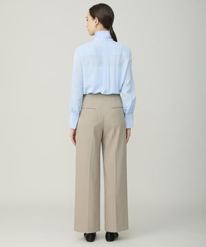 セルロースシルクビエラ ボウタイ付きブラウス