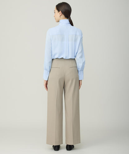 セルロースシルクビエラ ボウタイ付きブラウス