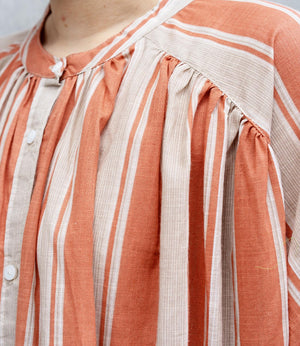 スラブコットンワンピース