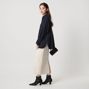 エンブロイダリー カラー シャツ ‐ウォッシャブル‐