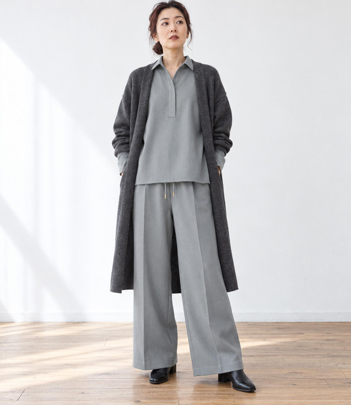 スキッパーカルゼセットアップ