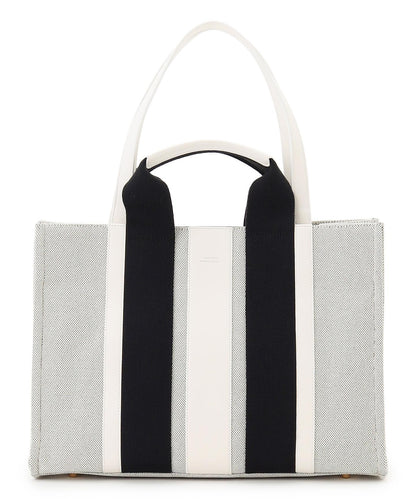 ストライプキャンバス トートバッグ