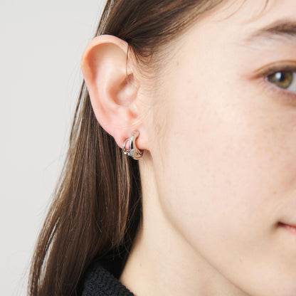 カービングC イヤリング