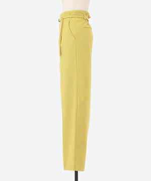 9分丈ハイウエストワイドパンツ