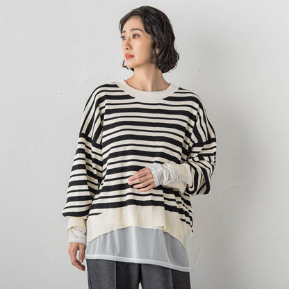 【WEB限定】”重ねるだけで格上げ”レイヤードインナー