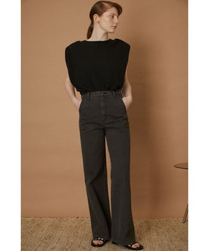 Low-waist-straight-denim