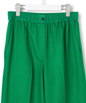 ウォッシャブルライトウール ストレートパンツ