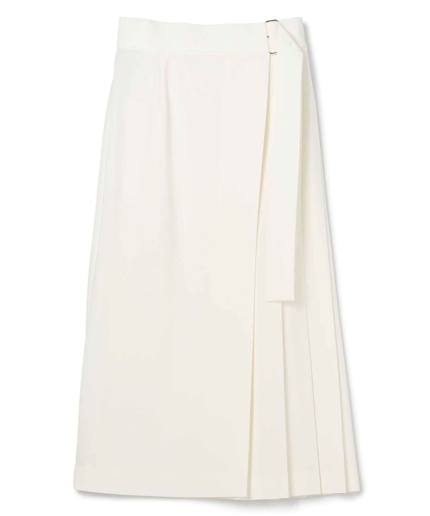 ZEPHYR / ウールライクアシンメトリープリーツスカート