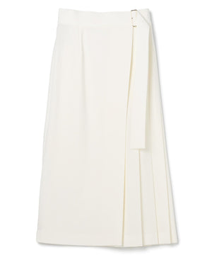 ZEPHYR / ウールライクアシンメトリープリーツスカート