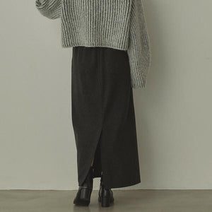 圧縮ニットソータイトスカート
