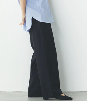 【接触冷感】ワイドストレートパンツ