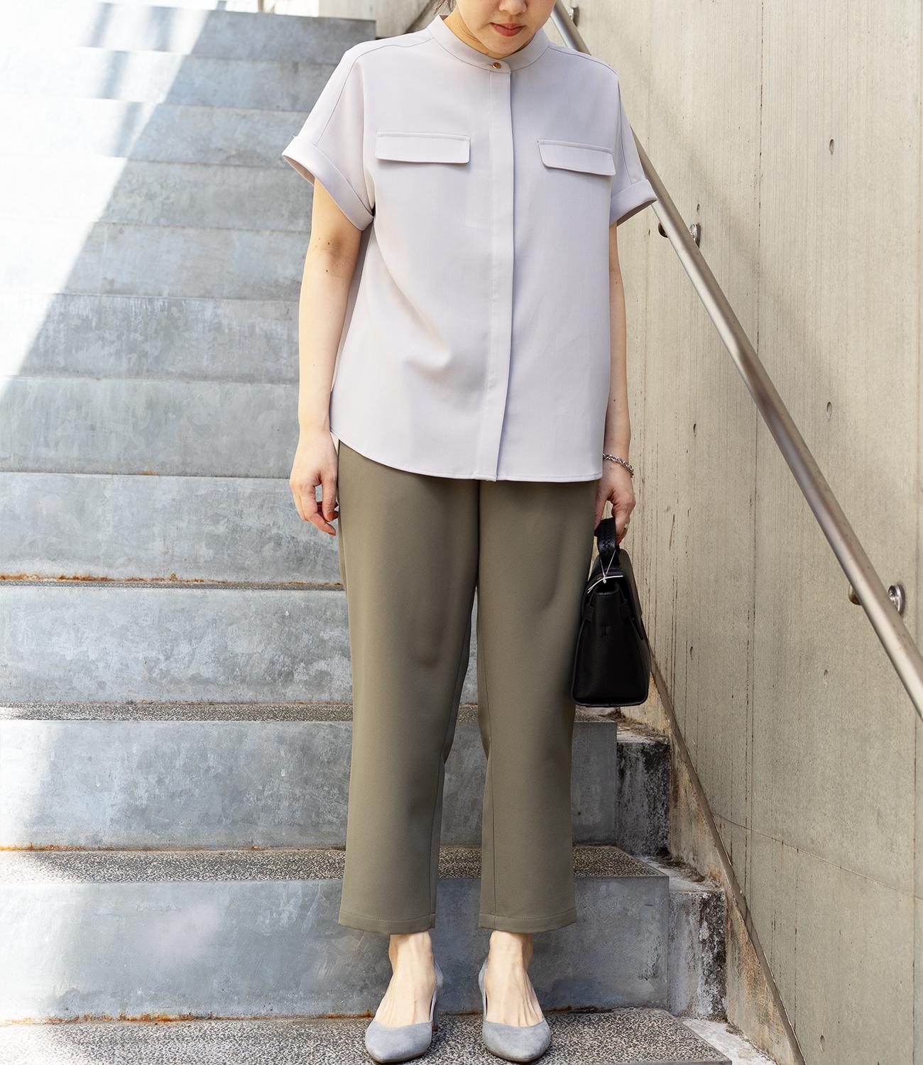 美シルエットテーパードパンツ