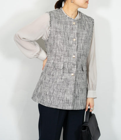 ファンシーメランジベスト
