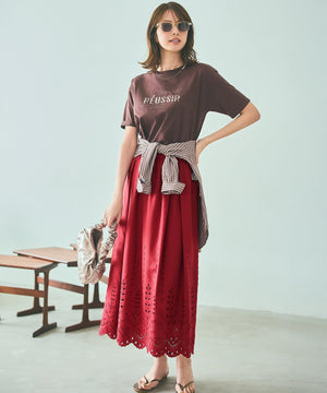 ラッフルレイヤード ブラウス