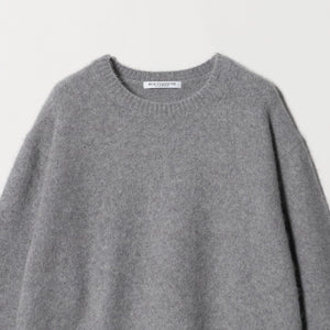 フォックスカシミヤブレンド クルーネックニットプルオーバー