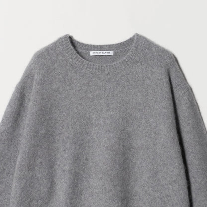 フォックスカシミヤブレンド クルーネックニットプルオーバー