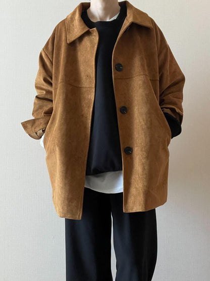 スエードライクオーバージャケット
