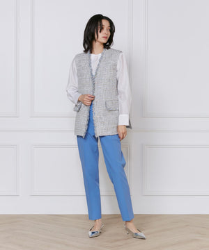 美脚テーパードパンツ