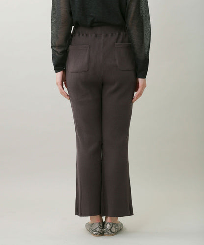 リブテレコパンツ