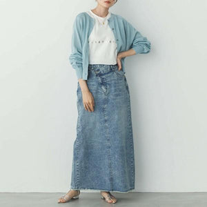 2wayコットンカーディガン