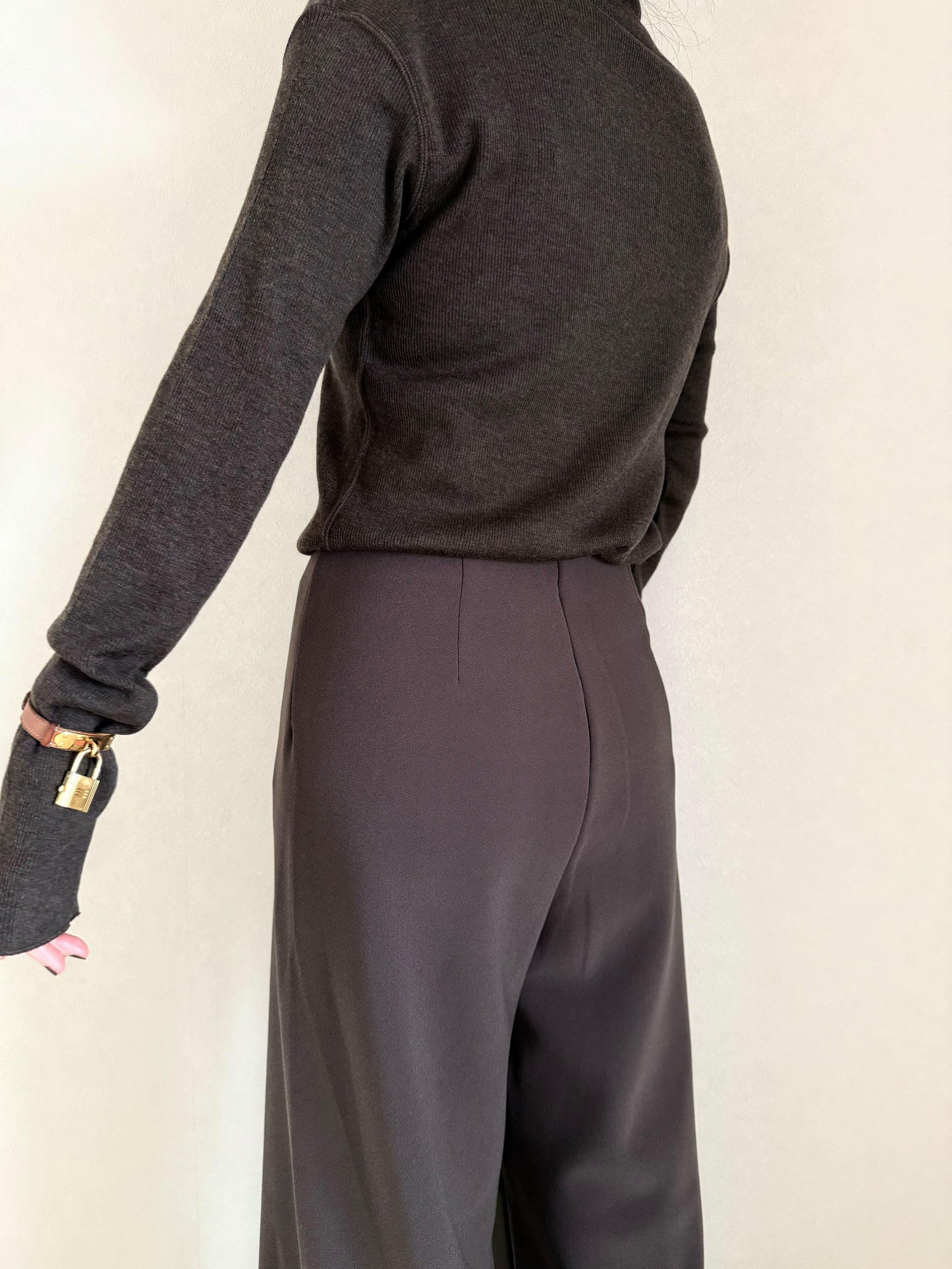 バンディングイージーワイドパンツ