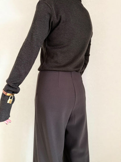 バンディングイージーワイドパンツ