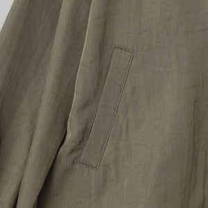 ナイロンツイル ジップブルゾン