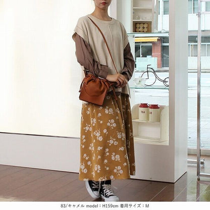 花柄ロングスカート