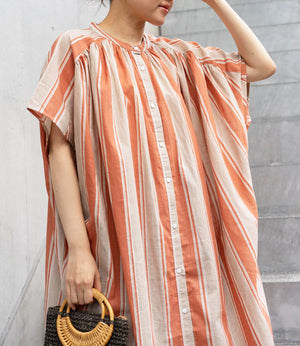 スラブコットンワンピース