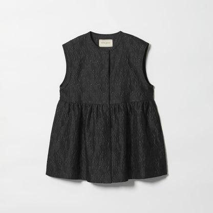 GISHA 2トーン ジャガード ベスト