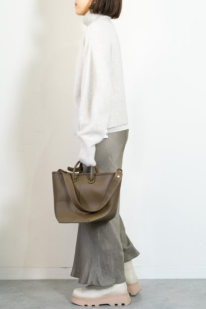 FOX混ボリュームスリーブニット