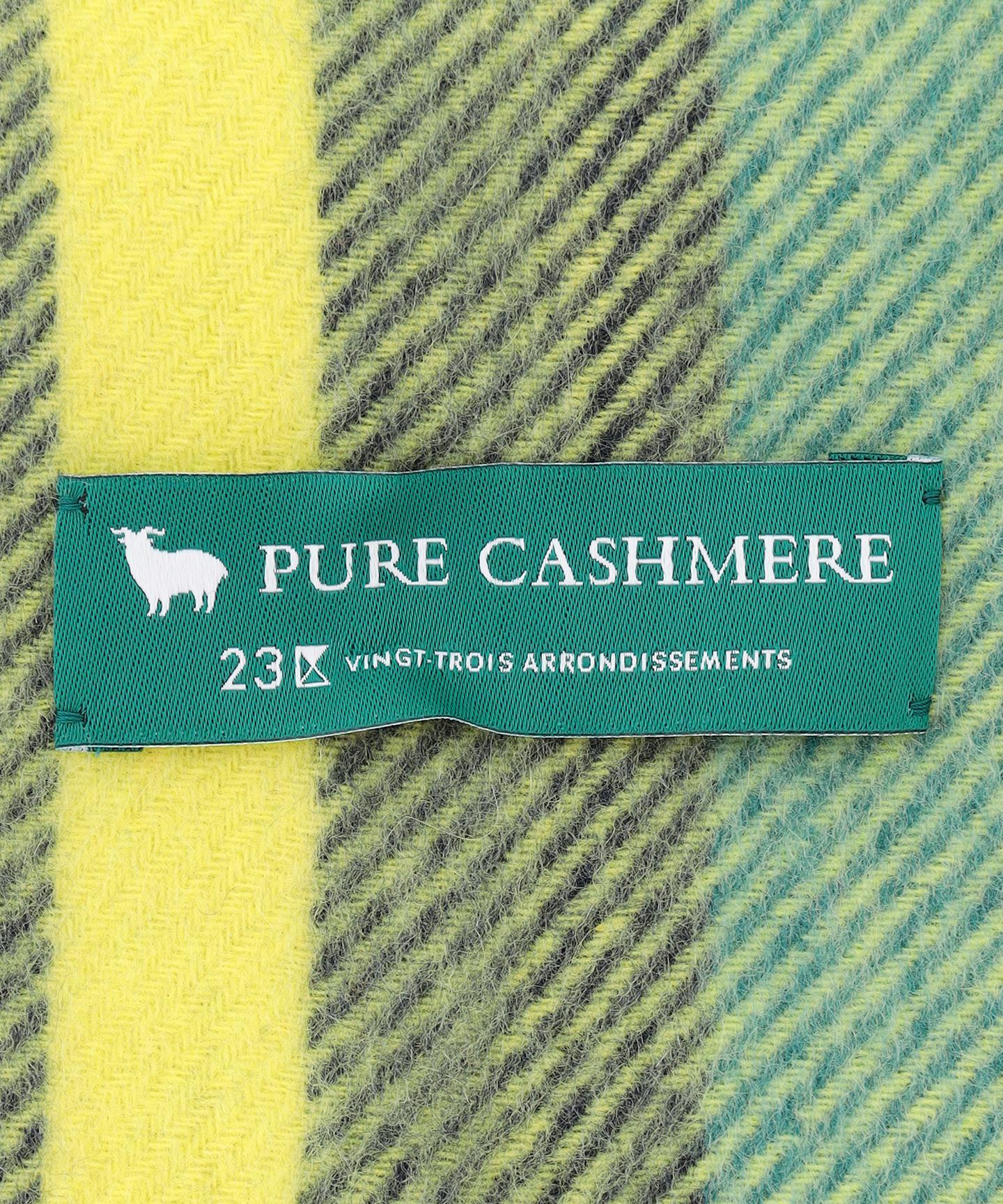 カシミヤ チェック ストール