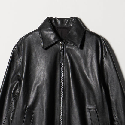 シープレザー フロントジップ ジャケット