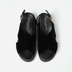 ベルベットクロス サンダル20