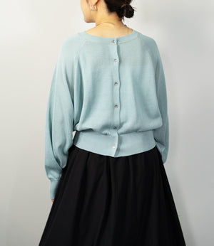 2wayコットンカーディガン