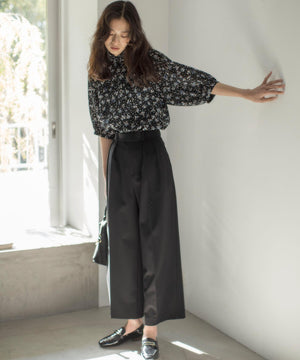 ドライタッチツイル ワイドパンツ