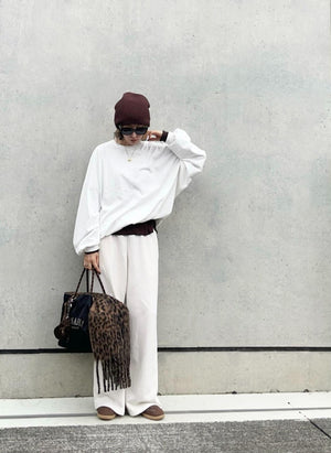 オーバーサイズスウェットシャツ