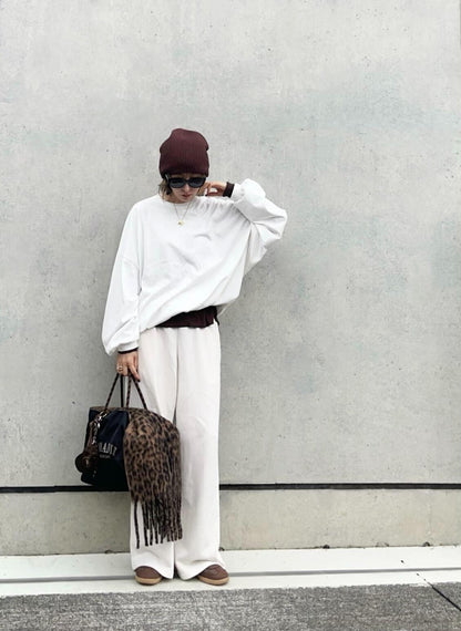 オーバーサイズスウェットシャツ