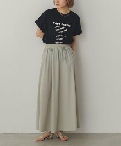 前後2wayUSAコットンTシャツ