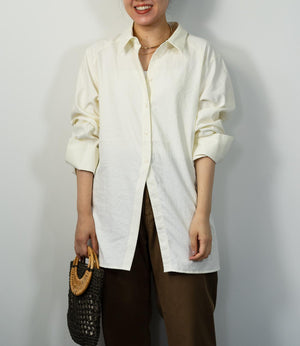 バックギャザーシャツ