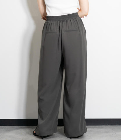 2タックストレッチワイドパンツ