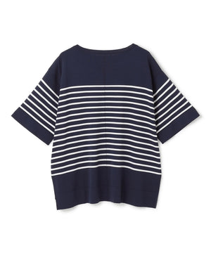 スゴ機能美 ハーフスリーブ ニット