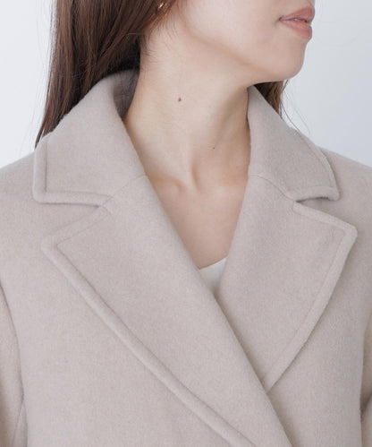 ビッグカラーダブルチェスターコート