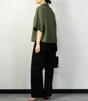 レース半袖シャツ