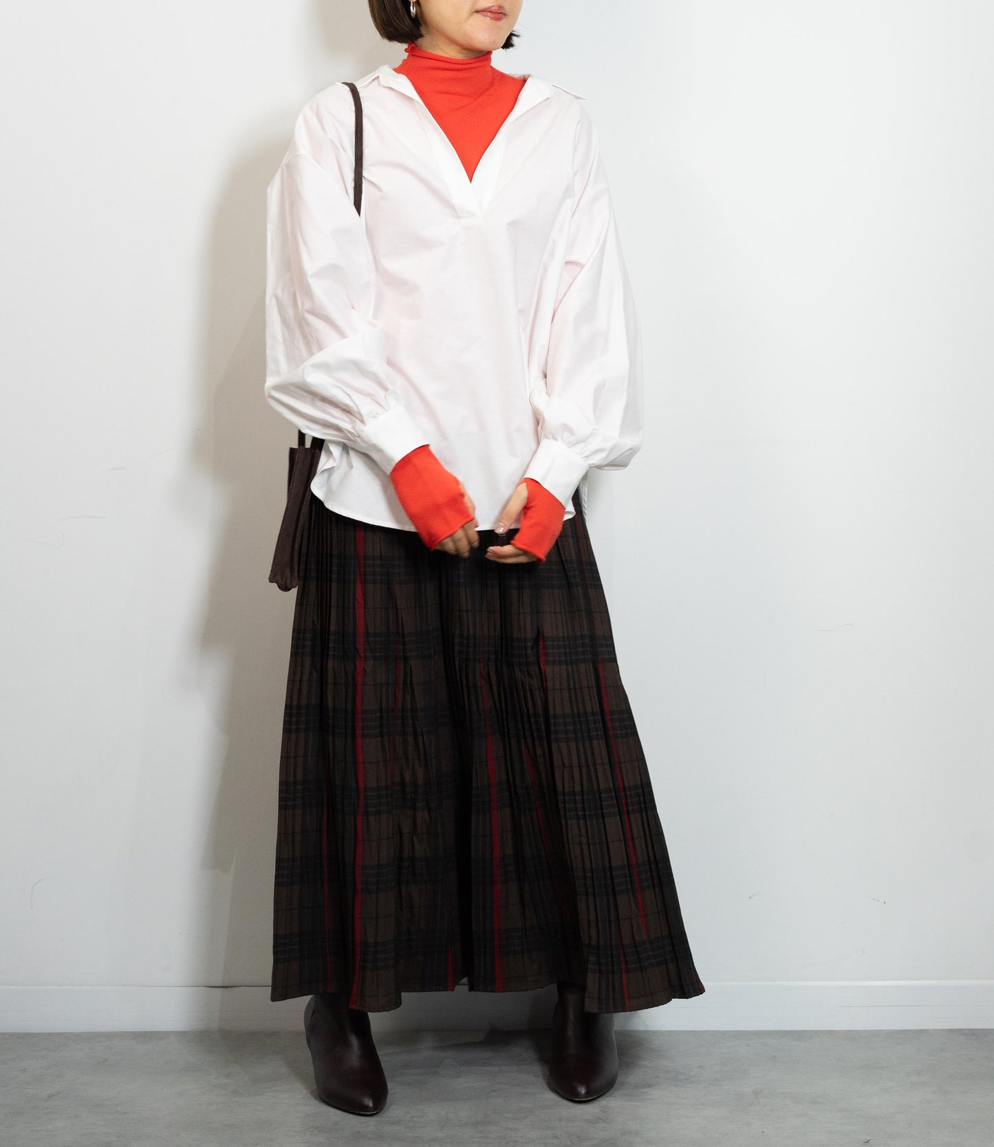 オックスコットンスキッパーシャツ