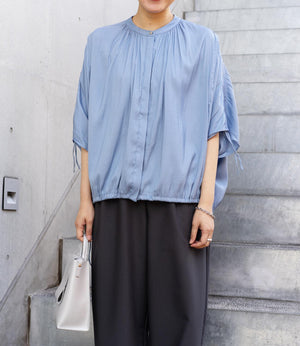 ギャザーモーフドルマンブラウス