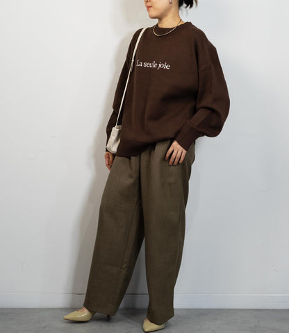 ワイドストレートパンツ