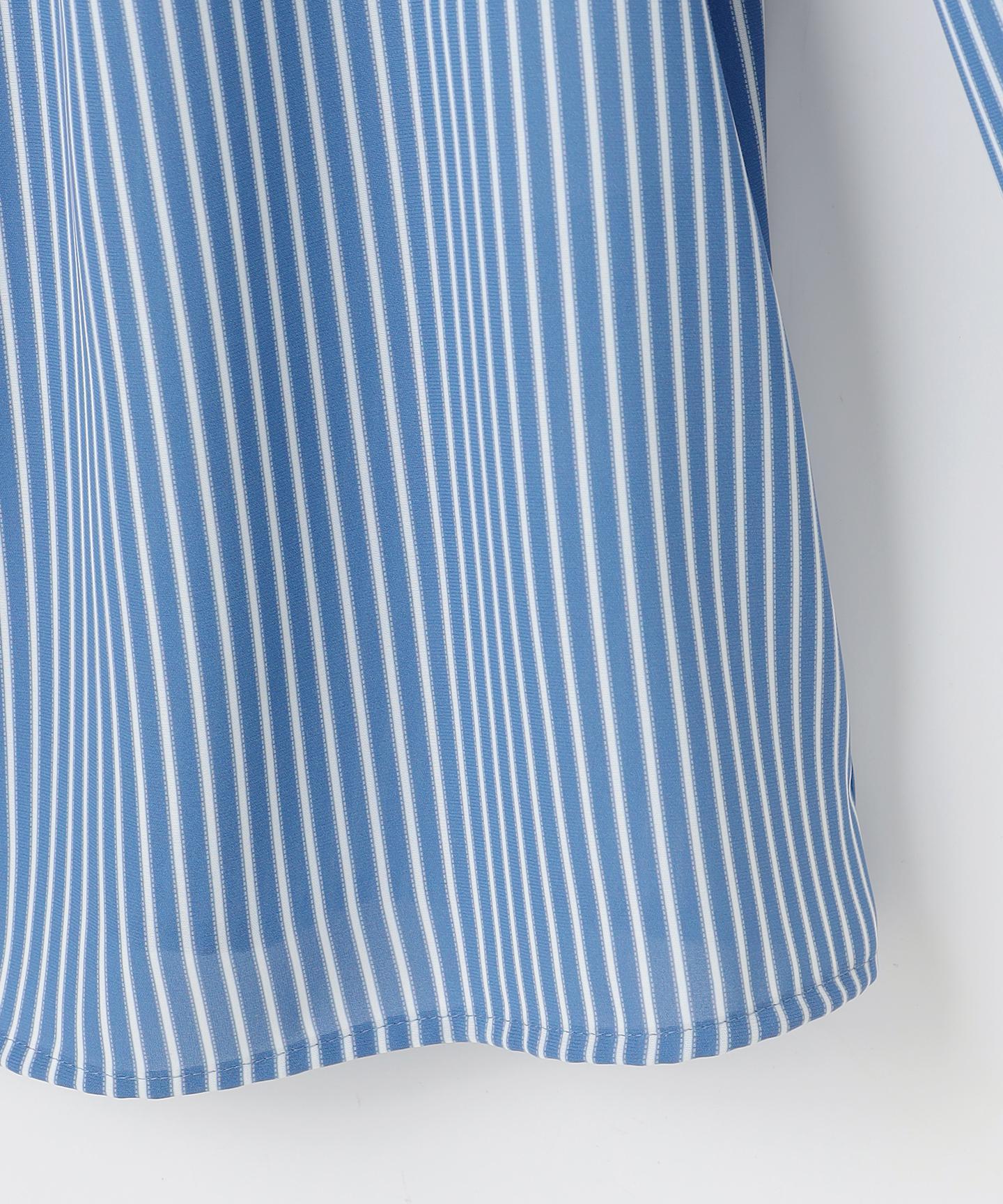 ライトデシンフリル襟 ブラウス