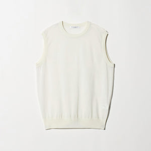 ウールナイロン シアーノースリーブニット